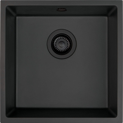 Lavaman kuzhine Deante Granite Sink 1-bowl Undermount, granit, nën banak, grafit
