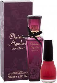 Set Christina Aguilera Violet Noir, Eau de Parfum 30 ml + llak thonjësh