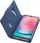 Këllëf libri Cellularline për Samsung Galaxy A25 5G, me mbajtëse, me xhepa për karta, blu