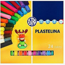 Plastelinë Astra, 24 ngjyra