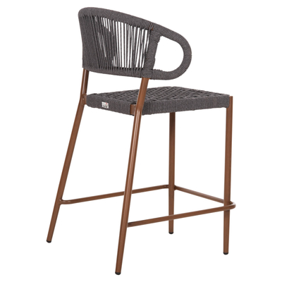 Stol bari Eulo mesatare 60×60×99 Hcm (HM6087.01), gri