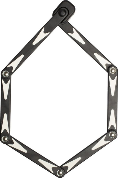 Bravë palosëse biçiklete Master Lock, 84cm, me çelës, e zezë