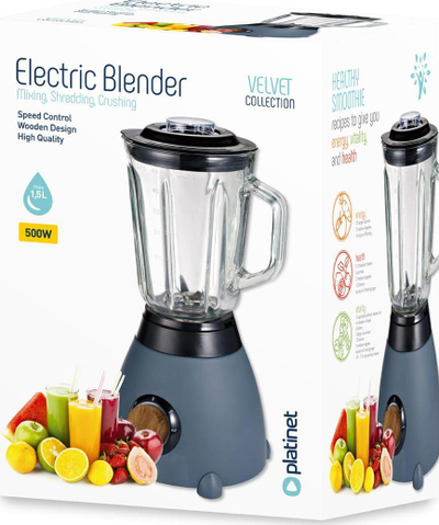 Blender Platinet Velvet, 500W, 1.5 l, i hirtë