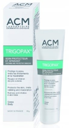 Krem qetësues për lëkurë ACM Trigopax, kujdes mbrojtës, 30ml, i bardhë