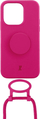 Mbrojtëse telefoni Just Elegance Orchid Flower, për iPhone 13 Pro, me PopSocket dhe rrip, rozë