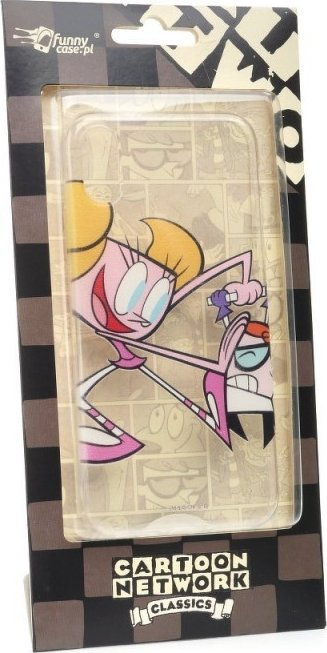 Kapak silikon Cartoon Network Dexter për iPhone XS Max, dizajn Dexter dhe Dee Dee, shumëngjyrësh