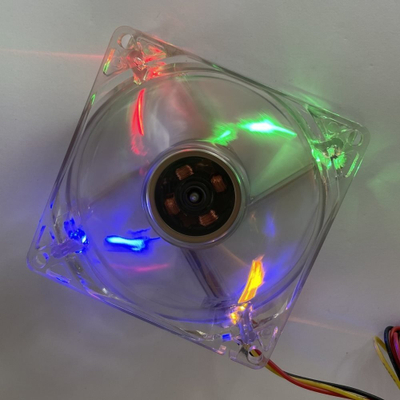 Вентилатор за куќиште EUROCASE 80mm, 12V, RGB, 3 pin