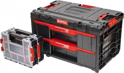 Kuti veglash Qbrick One Drawer 2 Toolbox 2.0, set me 2 QR Organizer 300, plastike