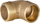 Лактен приклучок од бронза Италтхерм 4092G, 18mm, 1/2", агол 90°