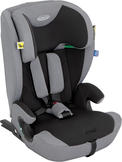Ulëse makine Graco Energi i-Size R129, ISOFIX, për kalamaj 15 muajsh deri gati 12 vjeç, gri Meteor