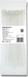 Lidhëse kabllosh Qoltec 52199, 100 copë, plastike, të bardha