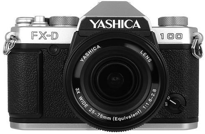 Kamerë dixhitale Yashica FX-D 100, 13MP, simulim filmi, e zezë argjendi