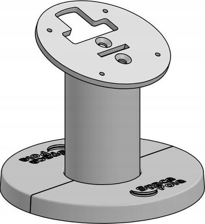 Mbajtëse muri Ergonomic Solutions a-Frame 40 X, për POS, metal, gri