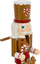 Figurinë dekorative FÉÉRIC LIGHTS &amp; CHRISTMAS Nutcracker Babadimër, dru, 38cm, e kuqe