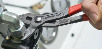 Pinca tuba Knipex Cobra 87 03, të kromuara, me doreza plastike