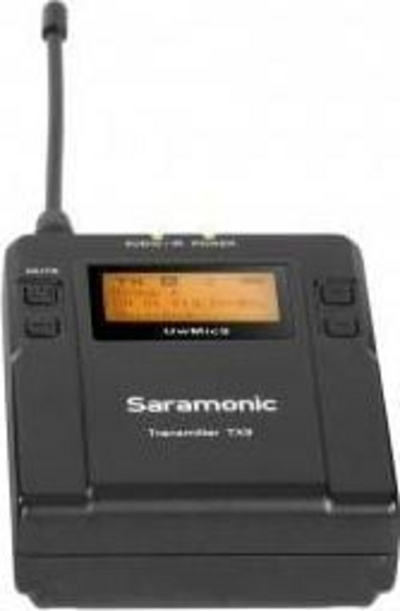 Transmetues wireless lavalier Saramonic UwMic9 TX9, body-pack, me ekran LCD, i zi