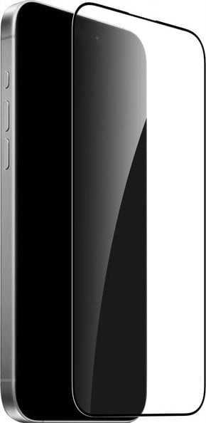 Mbrojtës ekrani Puro Tempered Glass për iPhone 16, me kornizë, transparent