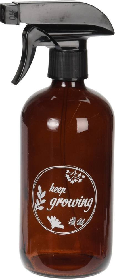 Spërkatëse xhami për lule Affek Design, 500 ml, qelq, kafe