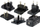 Adaptor energjie Honeywell 50136024-001, 5V 2A USB, me koka ndërkombëtare, i zi