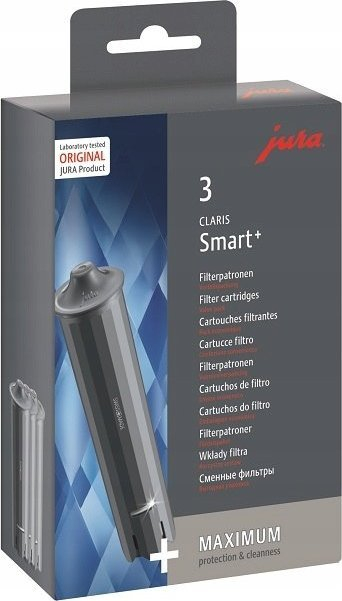 Fishekë filtri uji Jura Claris Smart+ 24232, set 3 copë