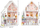 Shtëpi druri për kukulla ECOTOYS Powder Residence XXL, 3 kate, 5 dhoma, rozë