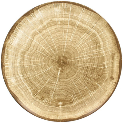 Рамна чинија RAK Porcelain Woodart WDNNPR29MG, порцелан, 29cm, мов зелена