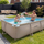 Pishinë me kornizë VirtuFit Rectangular Pool, 300 x 210 x 66 cm, me pompë filtri, bezhë