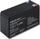 Bateri AGM Qoltec 53062, 12V, 7.2Ah, ngjyrë e zezë