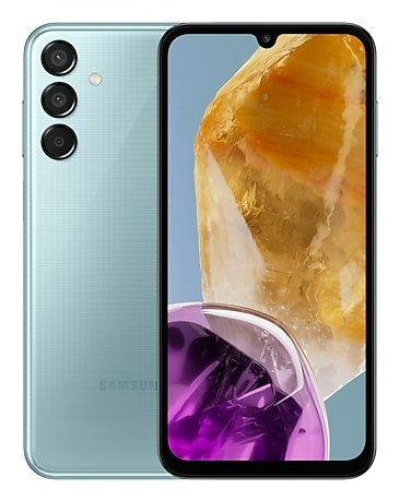 Телефон Samsung Galaxy M15 SM-M156, 4GB RAM, 128GB, 6.5\", 5G, светло сина