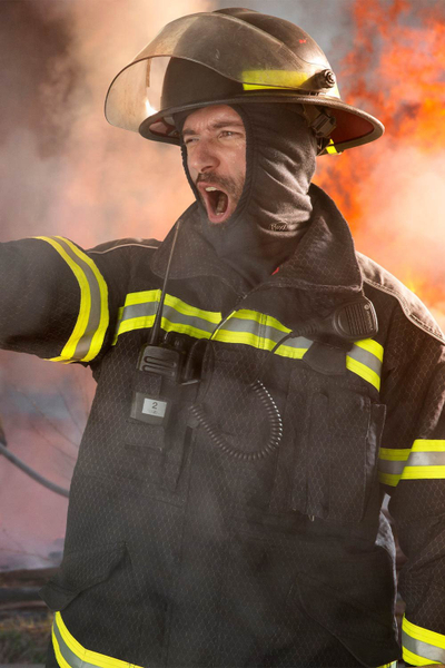 Balaklava Buff Firefighter, DuPont aramid, një madhësi, blu