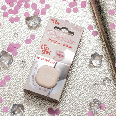 Xhel buzësh Ecosoft Lippy Prosecco, mega hidratues, 6.2 g, ngjyrë nude