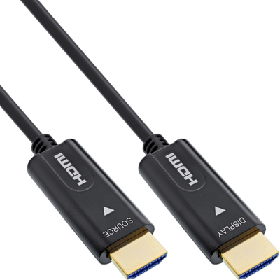 Set me 60 kabllo HDMI InLine High Speed, 1m, me Ethernet, të zeza