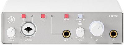 Interfejs audio Yamaha UR12MK3, USB C, 24 bit 192 kHz, i bardhë
