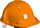 Helmet pune Portwest, plastike polietileni, 53–61 cm, portokalli