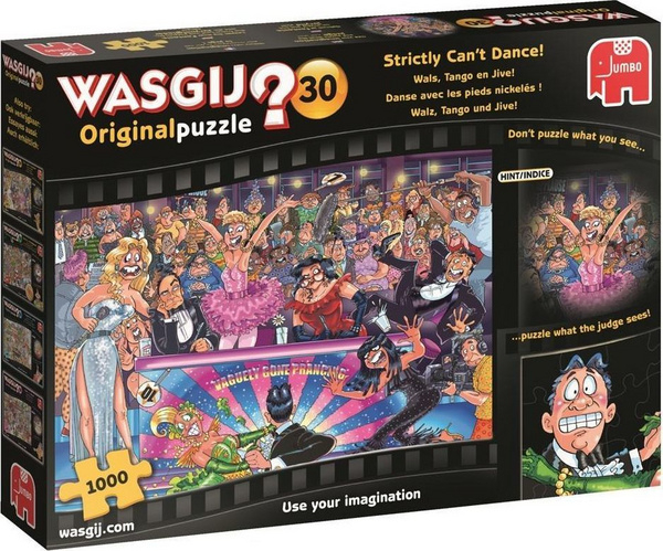 Puzzle Wasgij Original 30 Strictly Cant Dance, 1000 pjesë, shumëngjyrësh