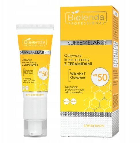 Krem fytyre Bielenda Supremelab Barrier Renew, ushqyes dhe mbrojtës, SPF50, 40ml