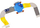 Set parkimi policie Mega Creative 481582, 19 pjesë, me 2 makina policie, shumëngjyrëshe