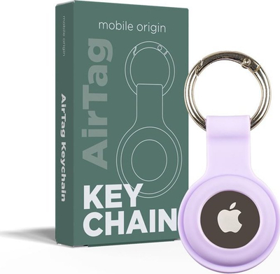 Varesë çelsash për AirTag Mobile Origin, silikon, lejla