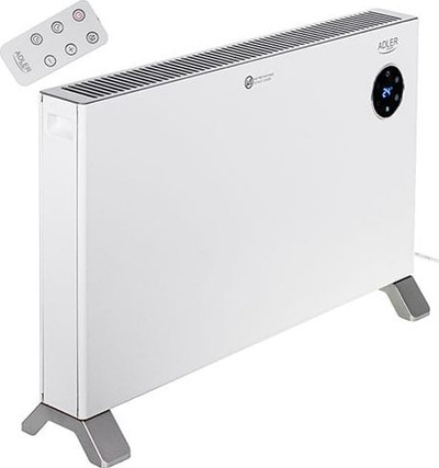 Ngrohës konvektor Adler AD 7752, ekran LCD, telekomandë, i bardhë