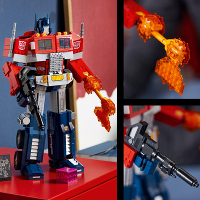 Set LEGO Icons Optimus Prime 10302, model ndërtimi, 1508 pjesë, shumëngjyrësh