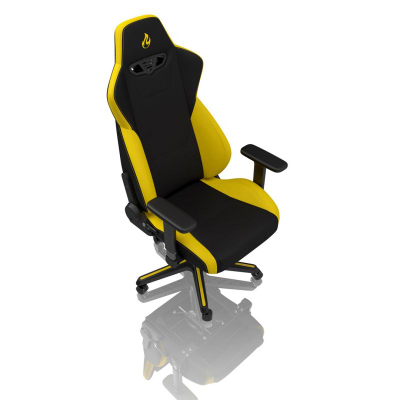 Karrige gaming Nitro Concepts S300, ergonomike, e zezë me të verdhë