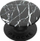 Aksesor PopSockets PopGrip, kapje e zgjerueshme, majë e ndërrueshme, Black Marble
