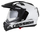Kaska moto CASSIDA Tour 2.0 Dual 2026, Pinlock ready, vizor dielli, e bardhë e zezë