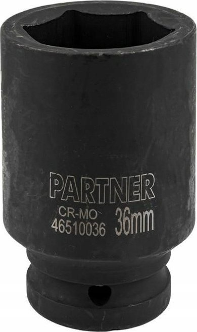 Çorape goditëse Partner 3/4", 36mm, 6-këndëshe, e zezë