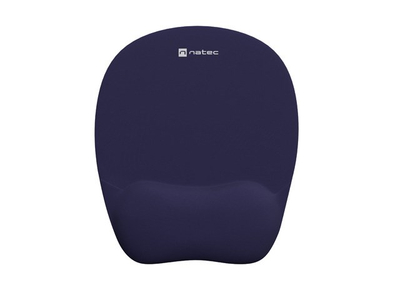 Mouse pad Natec Chipmunk, 230x200mm, me memory foam, blu e errët