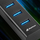 Hub USB Sharkoon me 4 porta, USB 3.2 Gen 1, alumini, i zi