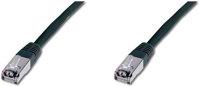 Kabllo Digitus, 0,5 m, e zezë