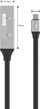 Kabllo zgjatëse USB-C PremiumCord Active, 10m, USB 3.2 Gen 1 5 Gbit/s, alumini
