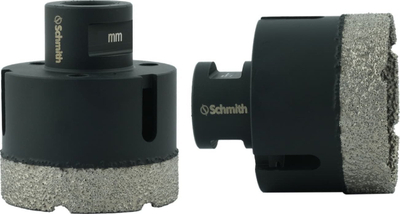 Круна за дупчење со дијамант Schmith M14, 60 mm, за брусилки, црна