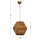 Llambë tavani metal+bamboo Ø25×55 cm (HM7362)